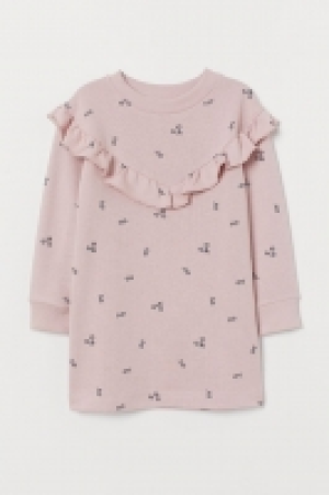 HM   Robe volantée en molleton