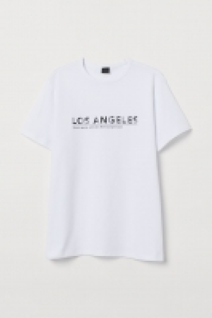 HM   T-shirt en piqué de coton