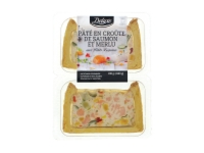 Pâté en croûte de saumon et merlu blanc 2.49 €