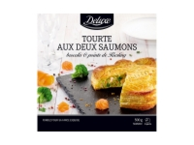 Tourte aux deux saumons et brocolis 3.69&nbsp;&euro;
