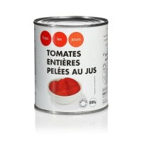 Spar Tous Les Jours Tomates entières pelées au jus 800g