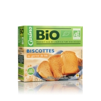 Spar Casino Bio Biscottes - Au germe de blé - Biologique - Sans huile de palme 300g