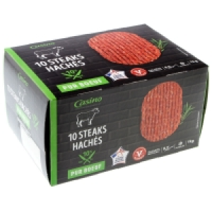 Steaks hâchés - Pur buf - 10% m.g. - x10 1kg 11.20 €