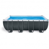 Auchan Intex INTEX Kit piscine tubulaire rectangulaire Ultra Silver - 7,32m x 3,66m