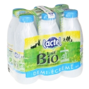 Lactel Lait - Demi-écrémé - Biologique 6x1L