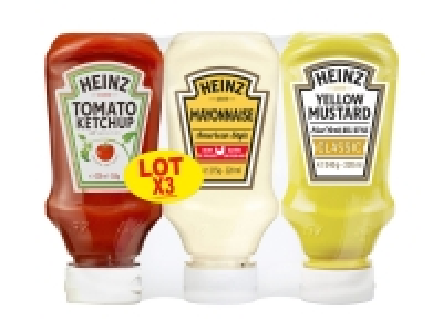 Heinz assortiment de sauces 4.99&nbsp;&euro;