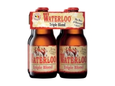 4 bières triple blonde Waterloo 5.49 €