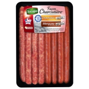 Assortiment chipolatas merguez façon charcutière - x8 640g 6.30 €