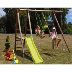SOULET Portique balançoire bois avec toboggan GISTEL 329.00 €