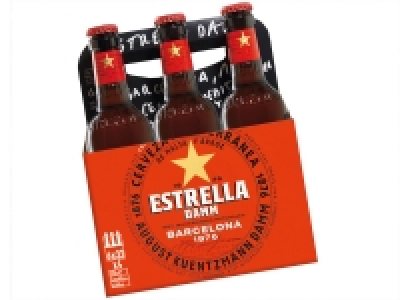 6 bières Estrella Damm 4.29 €
