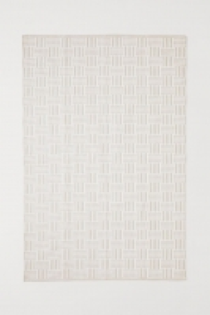 HM   Tapis jacquard en coton