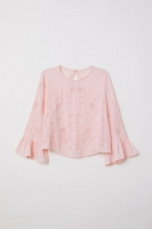 HM   Blouse avec perles fantaisie