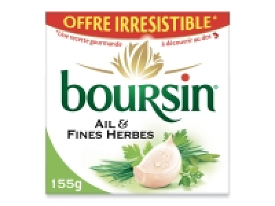 Boursin ail et fines herbes 1.08 €