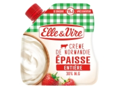 Elle < Vire crème de Normandie épaisse entière 1.00 €