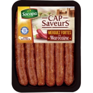 Merguez fortes à la Marocaine - x6 330g 4.88 €
