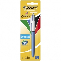 Auchan Bic BIC Stylo bille 4 couleurs rétractable pointe moyenne Original