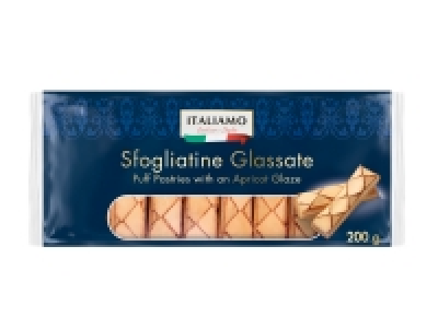 Biscuits feuilletés glaçage abricot 1.19 €