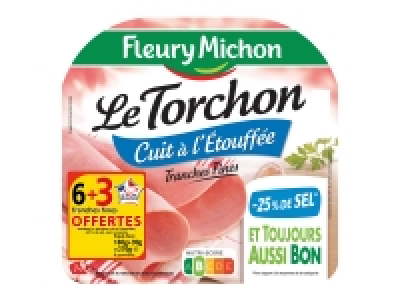 Fleury Michon jambon cuit supérieur Le Torchon 3.49 €
