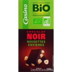 Tablette de chocolat - Noir - Noisettes entières - Biologique 200g 3.85 €