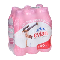 Spar Evian Eau minérale naturelle - Plate 6x50cl