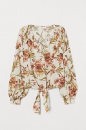 Blouse imprimée à nouer 13.99 €