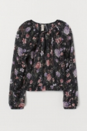 HM  Blouse vaporeuse à volants