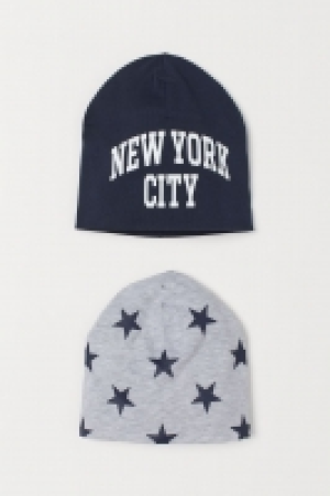 Bonnets en jersey, lot de 2 5.99 €