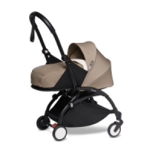 SÉlection Oxybul Poussette Yoyo2 4 roues châssis noir assise 0+ taupe