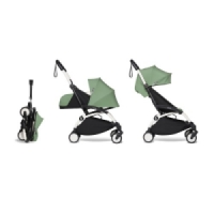 SÉlection Oxybul Poussette Yoyo2 4 roues châssis blanc assises 0+ et 6+ peppermint