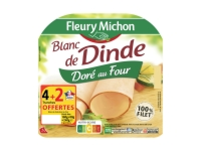 Fleury Michon blanc de dinde doré au four 1.79 €