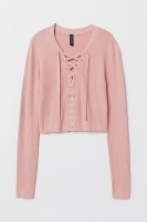 HM  Crop top avec laçage