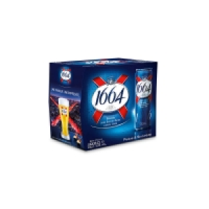 1664 - Bière blonde - Alcool 5,5 % vol. 6x33cl 6.60 €