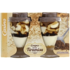 Casino Coupes glacées - Saveur tiramisu - x2 180g