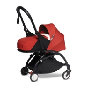 Poussette Yoyo2 4 roues châssis noir assise 0+ rouge 568.99 €