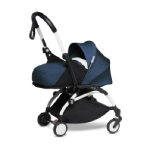 Oxybul SÉlection Oxybul Poussette Yoyo2 4 roues châssis blanc assise 0+ bleu