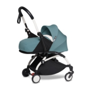 Oxybul SÉlection Oxybul Poussette YOYO2 4 roues châssis blanc assise 0+ aqua