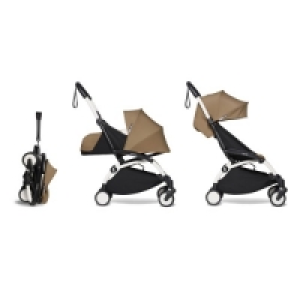 SÉlection Oxybul Poussette Yoyo2 4 roues châssis blanc assise 0+ et 6+ toffee