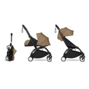 Oxybul SÉlection Oxybul Poussette Yoyo2 4 roues châssis noir assise 0+ et 6+ toffee