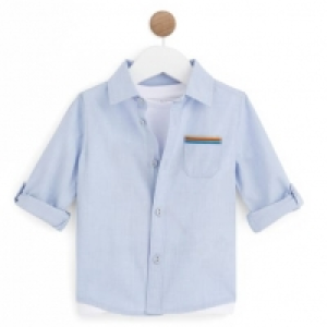 IN EXTENSO Ensemble chemise manches retroussables+ t-shirt manches cou 9.99 €
