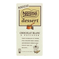 Spar Nestle Dessert - Tablette de chocolat - Pâtissier - Blanc - Pur beurre de cac