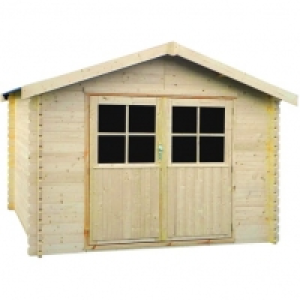 Auchan  Abri de jardin bois VALODEAL - 7.42m² - 34mm