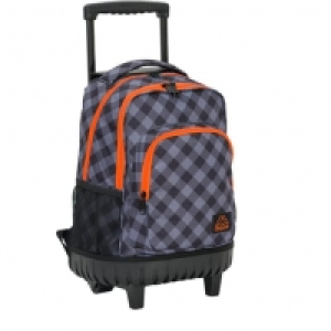 KAPPA Sac à dos à roulettes 2 compartiments + poche avant garçon noir  49.95 €