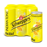 Spar Schweppes Slim - Indian Tonic - Boisson gazeuse 6x33cl