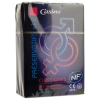 Spar Casino Préservatifs - Classiques - Fins et lubrifiés - Avec réservoir x12
