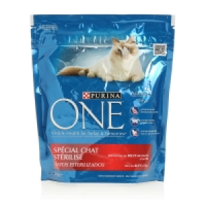 Spar Purina One - Croquettes - Chats stérilisés - Buf blé 450g