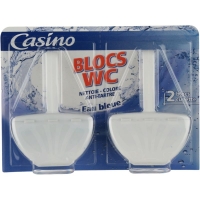 Spar Casino Bloc wc eau bleue 2x40g