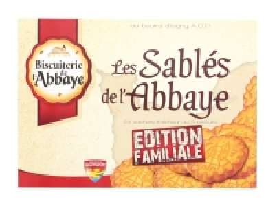 Sablés de lAbbaye pur beurre 4.99 €