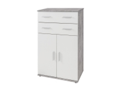Commode avec 2 tiroirs et 2 portes