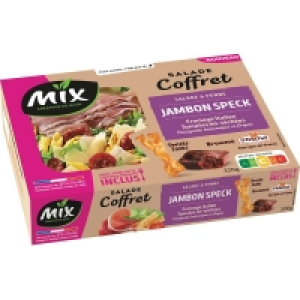 Spar Mix Buffet Salade coffret - Jambon speck - Fromage italien, tomates mi-séchées - 