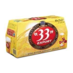 33 Export Bière blonde - alc 4,5%vol 10x25cl